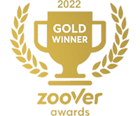 χρυσό βραβείο zoover 2022